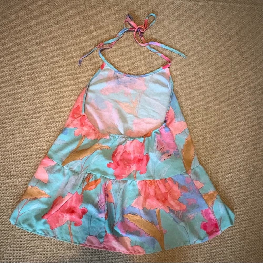 Everly Multicolor Abstract Top - Picture 10 of 12
